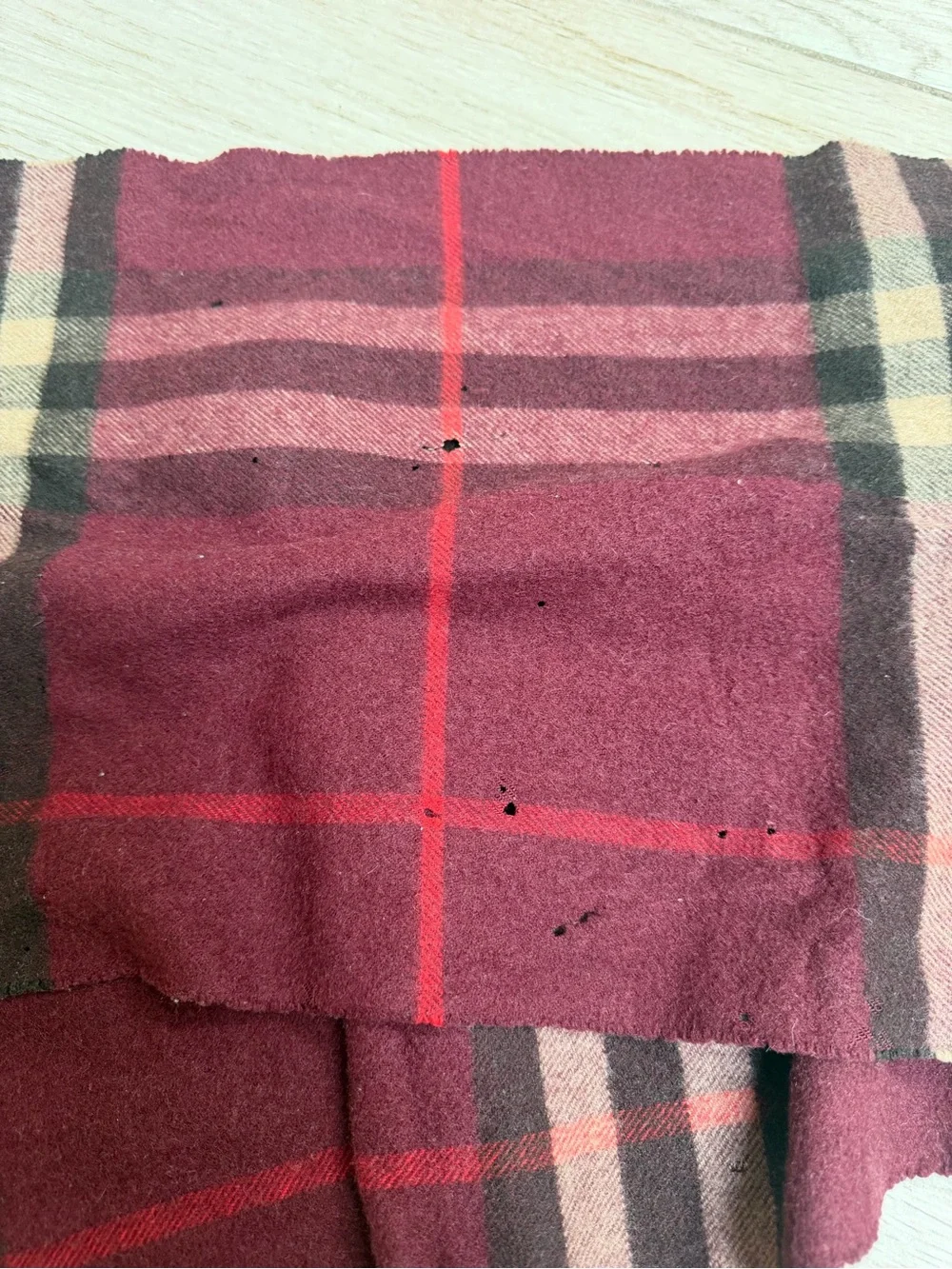 Burberry Check Cashmere Scarf